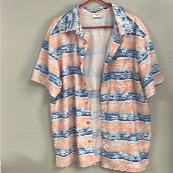 Columbia Blue and Orange Shirt - Picture 1 of 6